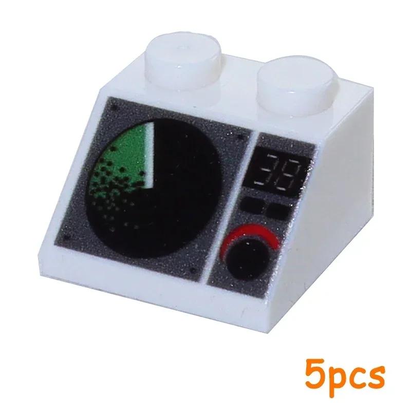 Non-Toxic Moc Printed Gauges Controls Center Radar Screen Keypad Letters Numbers Food Wood Grain Gold Silver Bricks Dollar Building Blocks