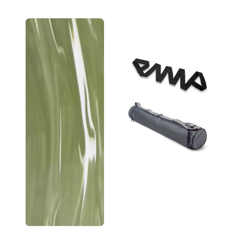 Frosted Rubber Yoga Mat with Alignment Lines