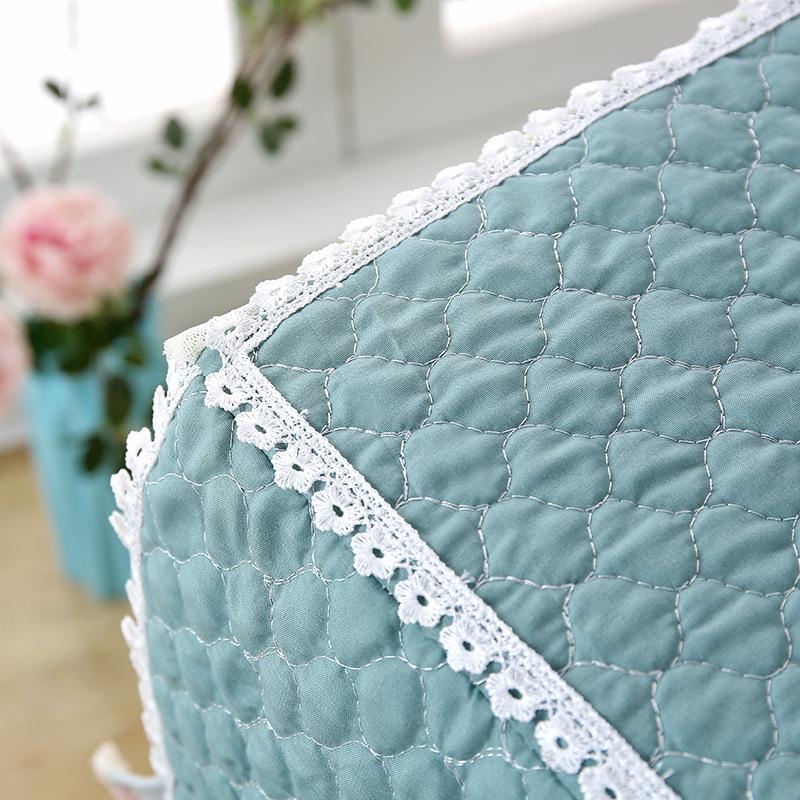 Romantic Lace Washing Machine Cover Dust Proof Dryer Cover Embroidered Flower Home Decoration Protective Covers Drum Washing Machine Sunscreen Cloth