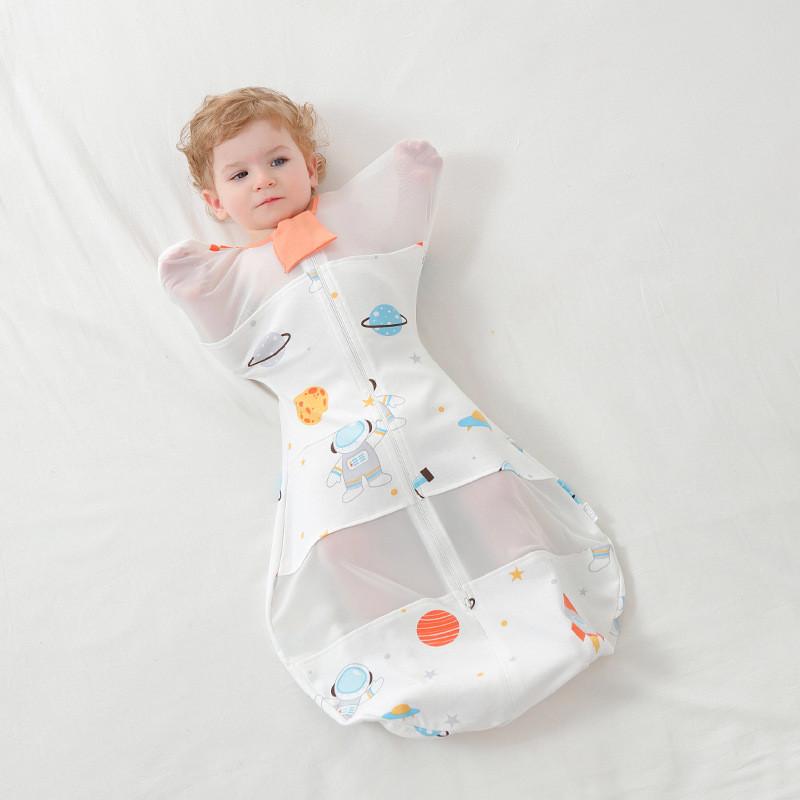 Baby-Puckschlafsack aus Baumwolle für Neugeborene und Säuglinge