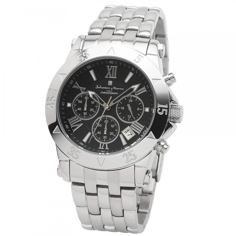 

[Salvatore Marra] SS SSBK Salvatore Mara Мужские часы Business ANALOG QUARTZ WRATE PROOF
