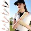 Thin Half Finger Golf Gloves Elastic Ice Silk Mittens Sports Sunscreen Gloves  Outdoor