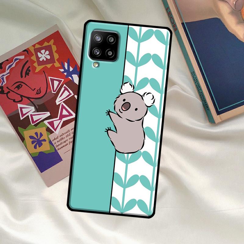 Cartoon Painting Animal Koala Case For Samsung Galaxy A56 A36 A06 A13 A53 A32 A12 A22 A52 A35 A26 A16 A55 A15 A54 A34 A14
