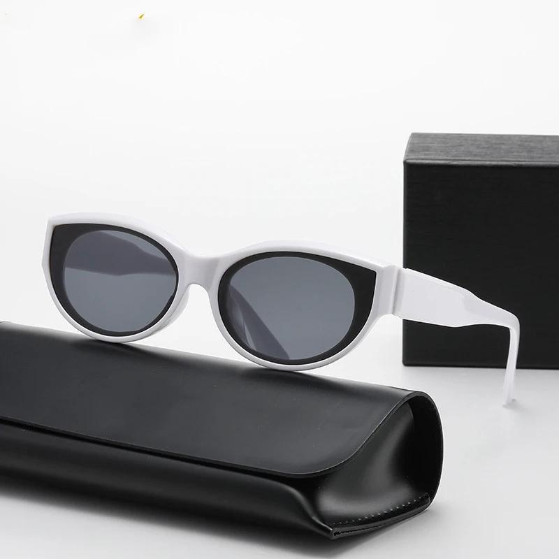 Retro Punk Oval Square Frame Sunglasses UV Protection Unisex Urban Street Fashion Vintage Sunglasses Stylish Eyewear Shades