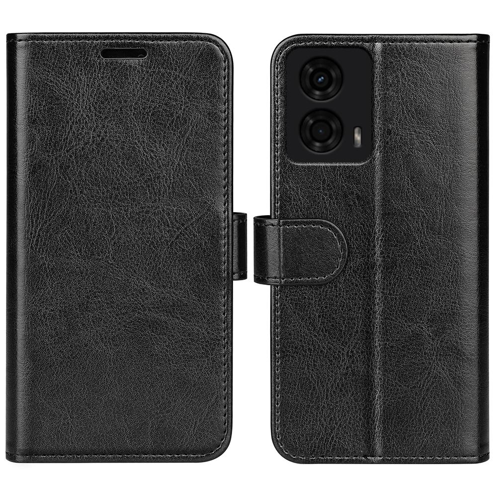 For Motorola Moto E14 4G/G04 4G/G04s 4G/G24 4G Phone Case Crazy Horse Texture Flip Stand Cover