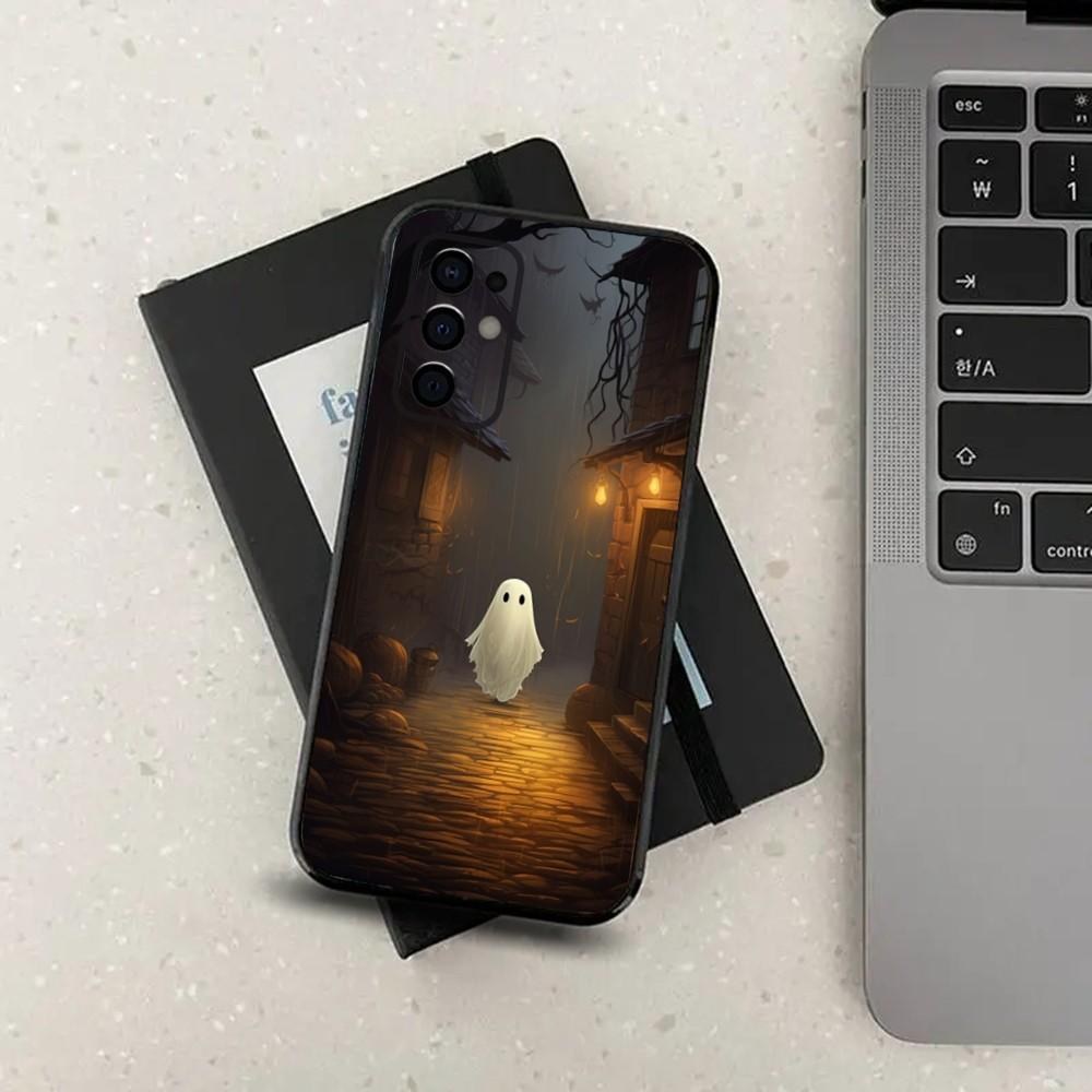 

Oil Painting Cute Ghosts Lovely Phone Case For Samsung S24,S21,S22,S23,S30,Ultra,S20,Plus,Fe,Lite,Note,10,9,5G Black Soft Cover Samsung S24