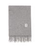 Likkeullou Rc Land 100% Cashmere Scarf Grey