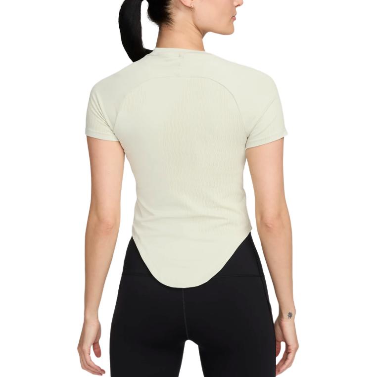 Nike Solid Color Round Neck Slim Fit Short Sleeve Breathable T-Shirt Women tops Light-Green FN2582-394