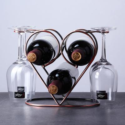 Luz de luxo rack vinho decoração de cabeça para baixo vinho vidro armazenamento rack moderna sala estar garrafa vinho tinto prateleira