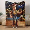 1pc,Toy Story Woody Blanket Perfect for Home Decor, Couch, Outdoor, Gift Idea, Flannel Throw, Bedroom, Living Room, Travel, Camping, Car Use