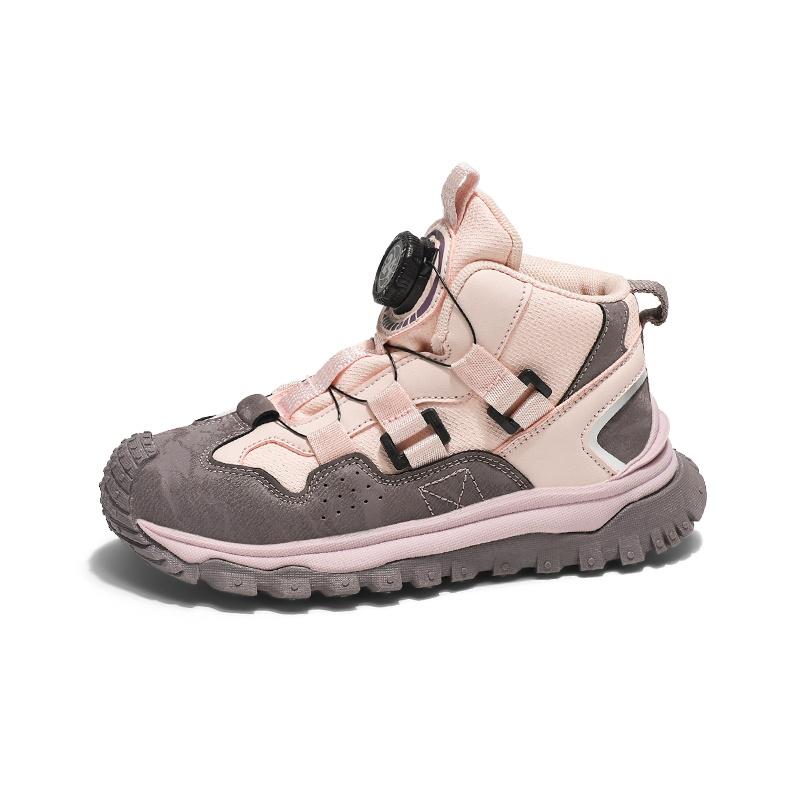 Autumn High Top Sneakers Kids Pink Casual Sports Shoes For Girls Platform Sneakers Breathable Non-slip Children's Boy Sneakers