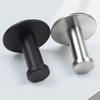 4Pcs Wall Mounted Coat Hook Stainless Steels Coat Hanger Heavy Duty Robes Hook Single Hook for Bag, Towel, Key, Hat