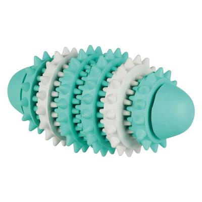 Dentafun Natural Rubber Rugby Ball Pet Toy 15cm