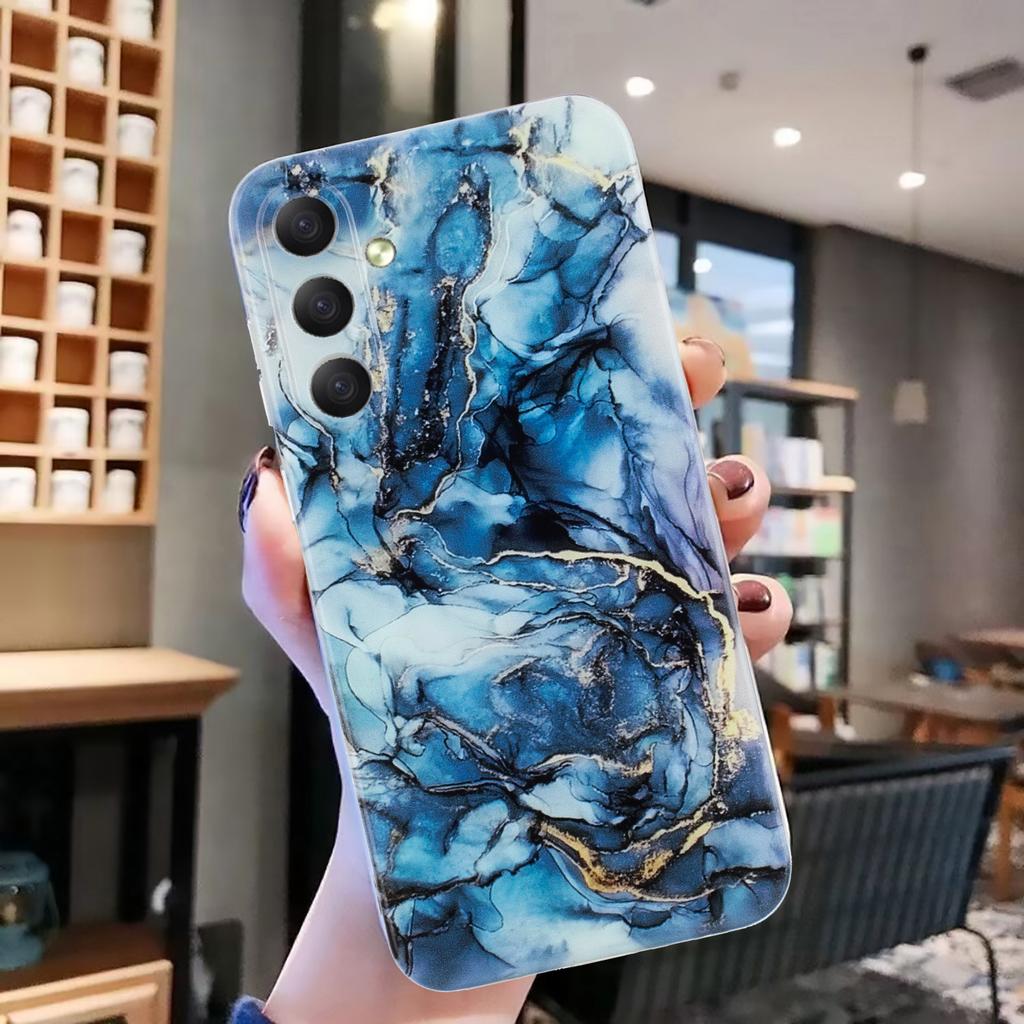 For Samsung Galaxy A05s 4G Case Marble Pattern TPU Slim Flexible Phone Cover