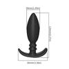Silicone Metal Rolling Bead Anal Plug Wearable Butt Plug Stimulation Anus Masturbator G-Spot Massage Bdsm Sex Toys for Man Women
