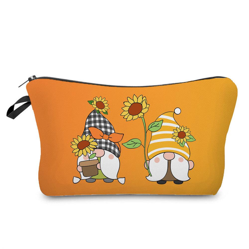 Damen Zwerge Druck Kosmetiktasche Toilettenartikel Organisieren Reise Aufbewahrungstasche 6392