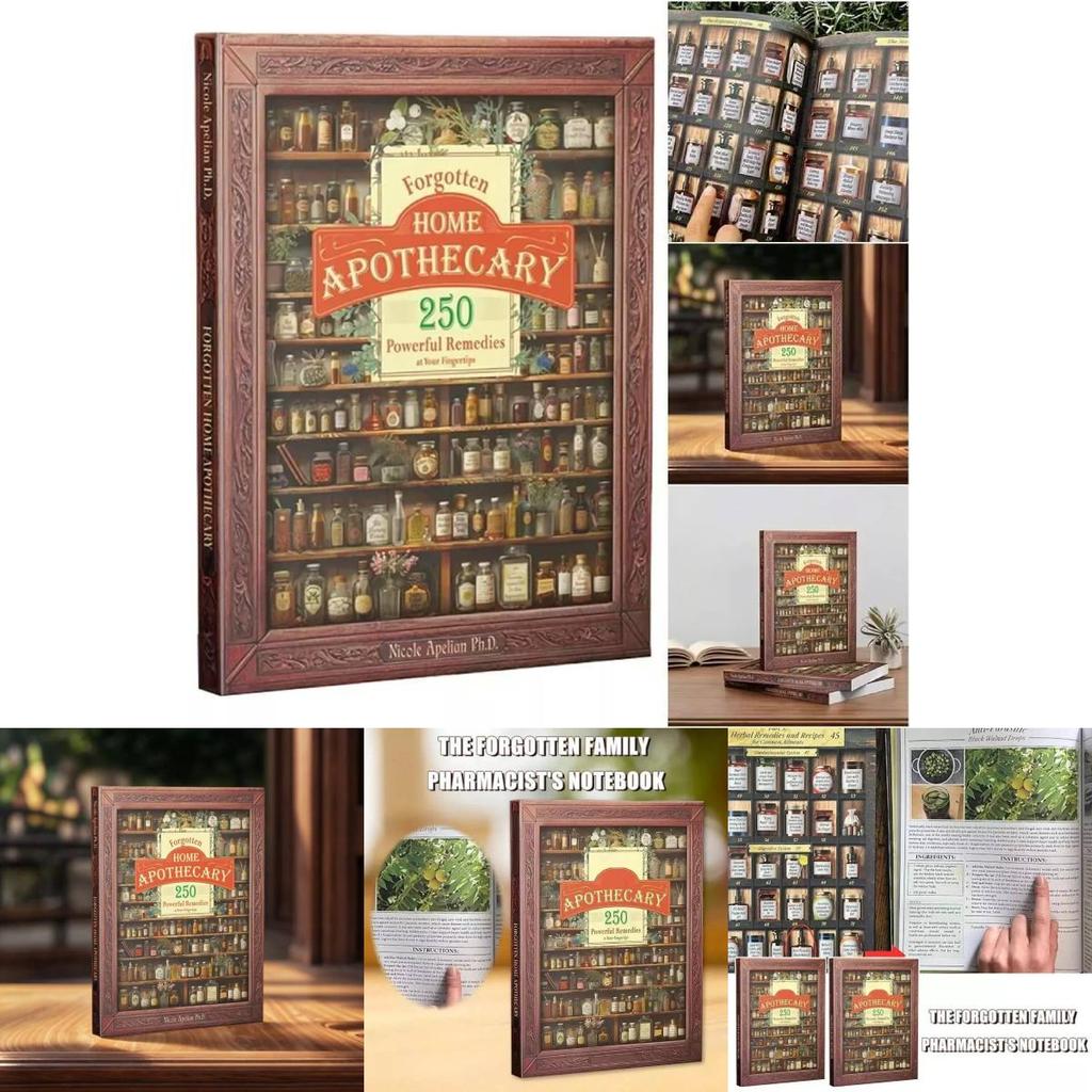 Originaldruck Vergessene Hausapotheke Elegantes Notizbuch für Geschäfts- und Bürogebrauch