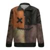 Men's Halloween Printed Corduroy Button Shirt