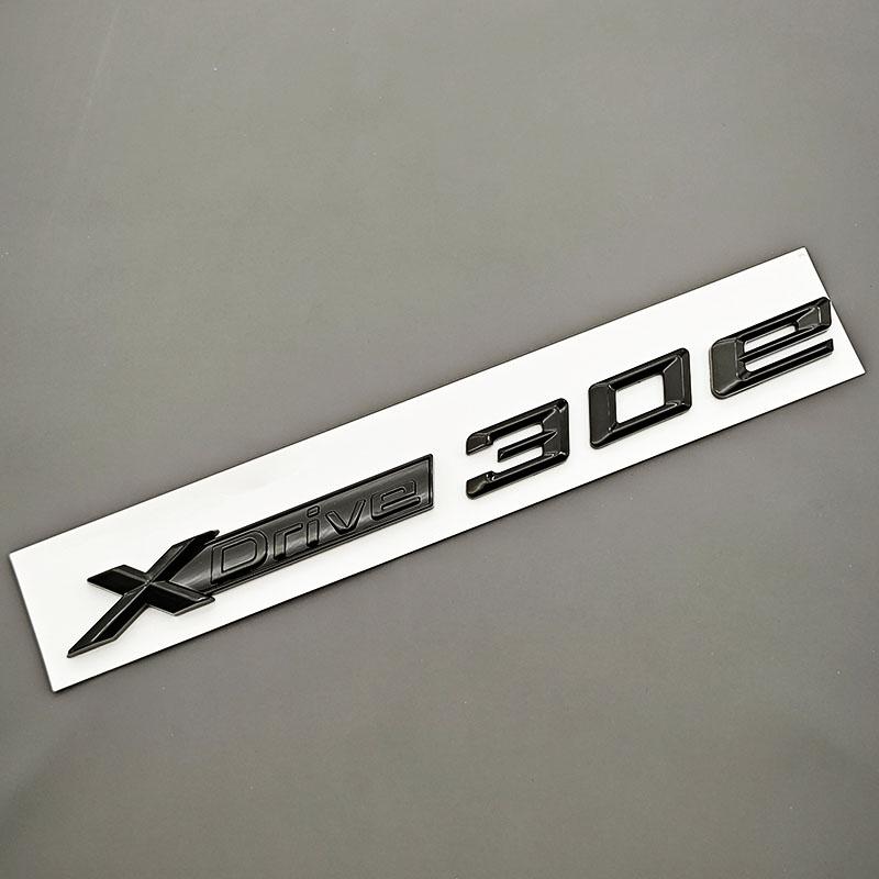 3D ABS Car Styling Rear Trunk Badge Side Fender Emblem Logo XDrive 30e XDrive Sticker For BMW X2 X3 G01 F39 Exterior Accessories