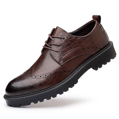 Fashion Spring Autumn British Style Business Dress Men's Shoes Fashion Casual New Designer Leather Casual Platform Wedding Shoes for Men