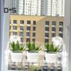 Aquarium Plant Holder Hanging Fish Tank Plant Pot with Suction Cups Clear Acrylic Aquatic Planter Cup Flower Rack