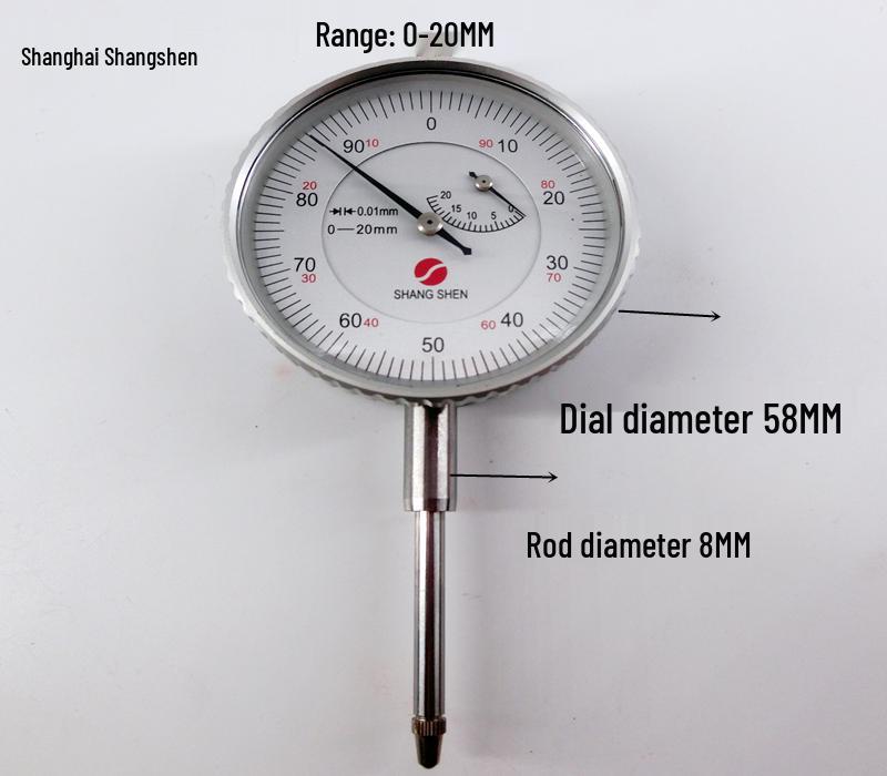 Shanghai Gongzi Dial Indicator Inner Diameter Measuring Gauge with Calibration Needle