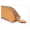 Solid Color Zipper Stationery Bag Pencil Case Large Capacity Student Stationery Box
