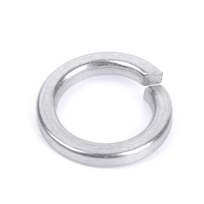 304 Stainless Steel Heavy Duty Open Spring Split Lock Washer Set, DIN127 Compliant