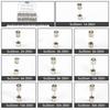 Chuangjihao 250V 5x20mm Glass Tube Fuse