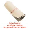 Khaki Beige leather Door panel armrest covers Black For Volkswagen Golf 4 MK4 Jetta Bora 1998 1999 2000 2001 2002 2003 2004 2005