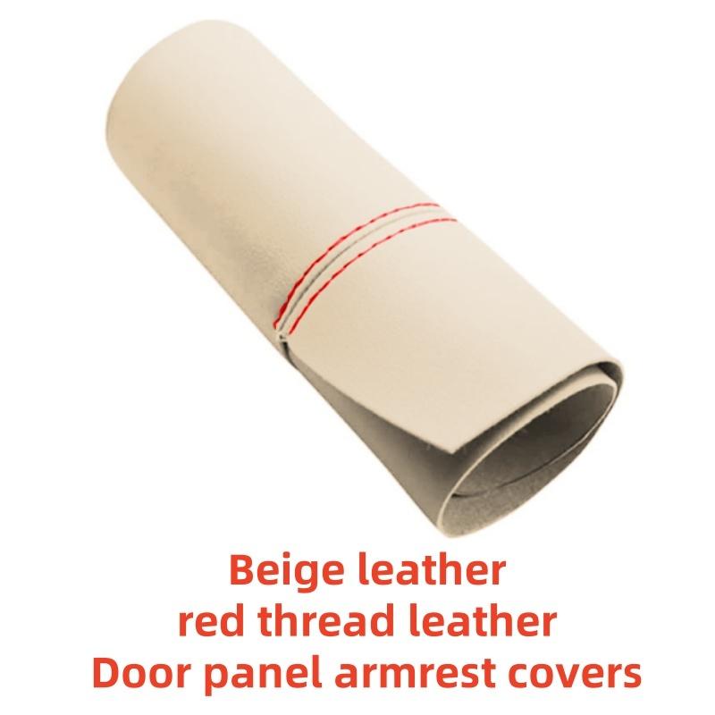 Khaki Beige leather Door panel armrest covers Black For Volkswagen Golf 4 MK4 Jetta Bora 1998 1999 2000 2001 2002 2003 2004 2005