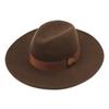 Yunibeosyeolkemiseuteuli Br Line Wool Brown Fedora