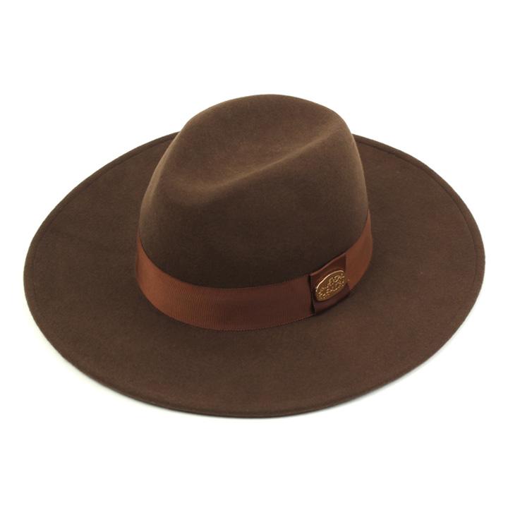 Yunibeosyeolkemiseuteuli Br Line Wool Brown Fedora