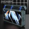 Fold Pen Holder Hinge Case for Samsung Galaxy Z Fold 4 5G Bracket Stand Case Hard PC Cover Glass Film