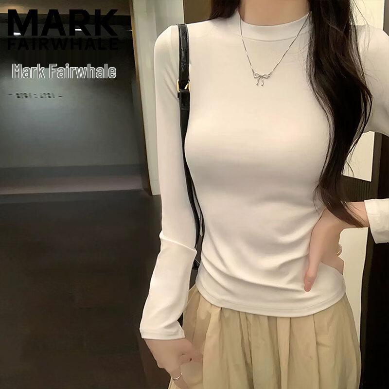 Mark Fairwhale Women's High-Neck Slim Fit Long Sleeve Base Layer
