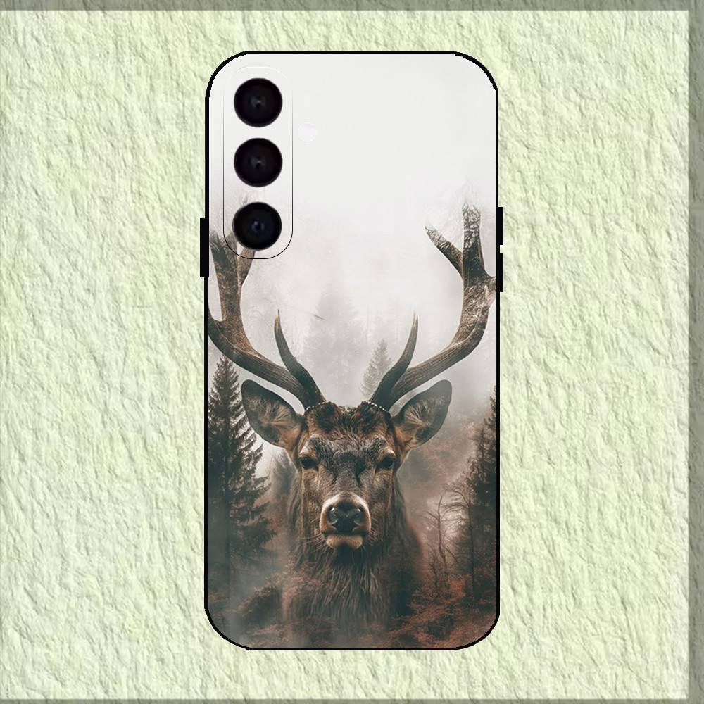 Elk In my Dream Phone Case For Samsung Galaxy A20,21s,22,31,32,52,53,72,73,80,91 Soft Black Shell