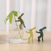 3pcs Cute Rabbit Plant Stakes - Durable Plastic Garden Markers for Indoor Herbs, Outdoor Flowers & Fairy Gardens