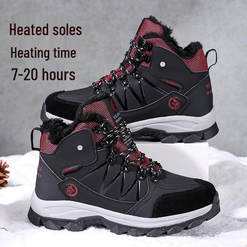 Smart Electric Heated Shoes - Rechargeable, Warm, Insulated Fleece-Lined Footwear for Men and Women, Perfect for Outdoor Use