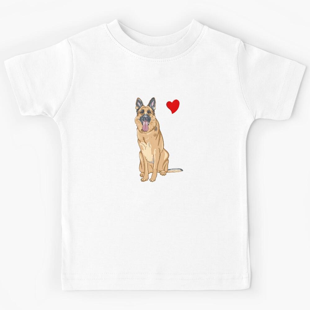 german shepherd funny quote cartoon german shepherd Kids T-Shirt 100