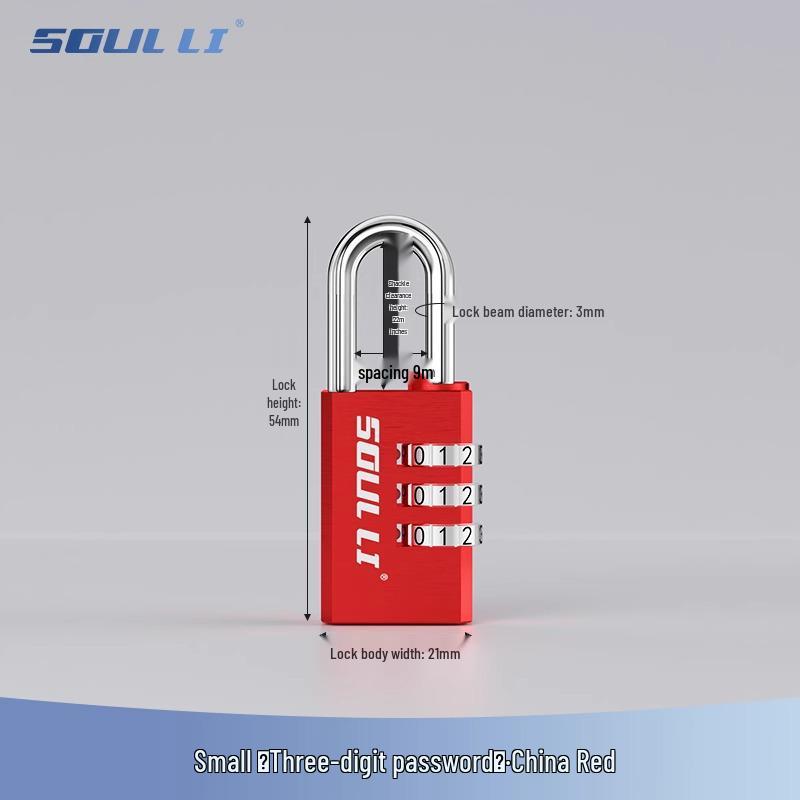 Скидка 5 юаней: Мини-кодовый навесной замок из чистой меди для чемоданов, общежитий и шкафчиков