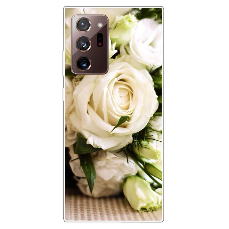 Soft Cover For Samsung Note 20 Ultra Case S20 FE TPU Print Cat Silicone Cases for Samsung Galaxy Note20 M52 5G Funda Coque Clear