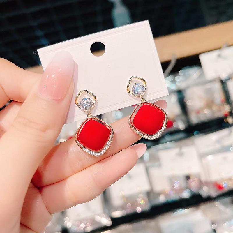 S925 French Style Stud Earrings for Women - Elegant, Minimalist Niche Design