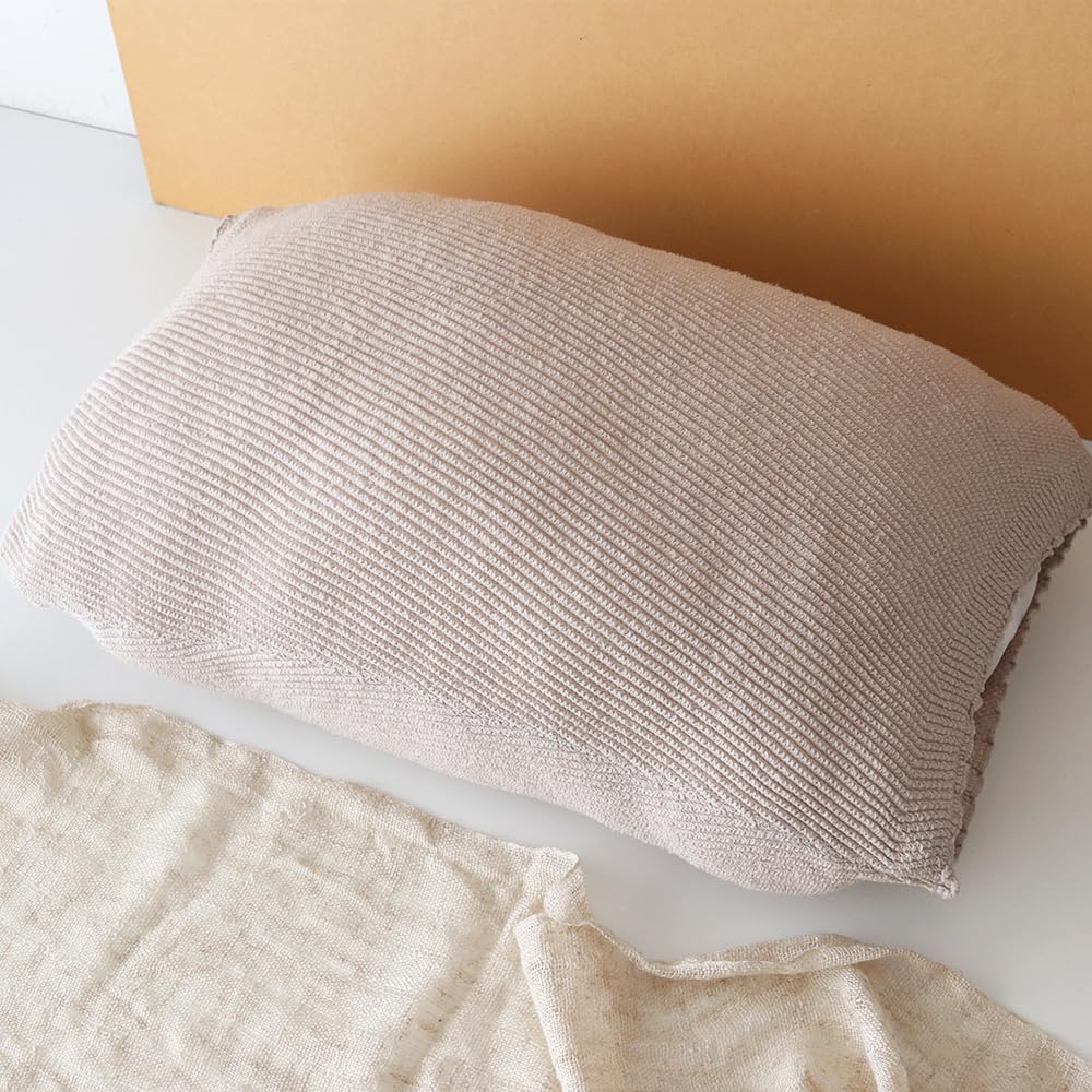 Contex Tube fits Stretchable Towel Imabari Towel Brand Certified Product Pillowcase, (Beige)