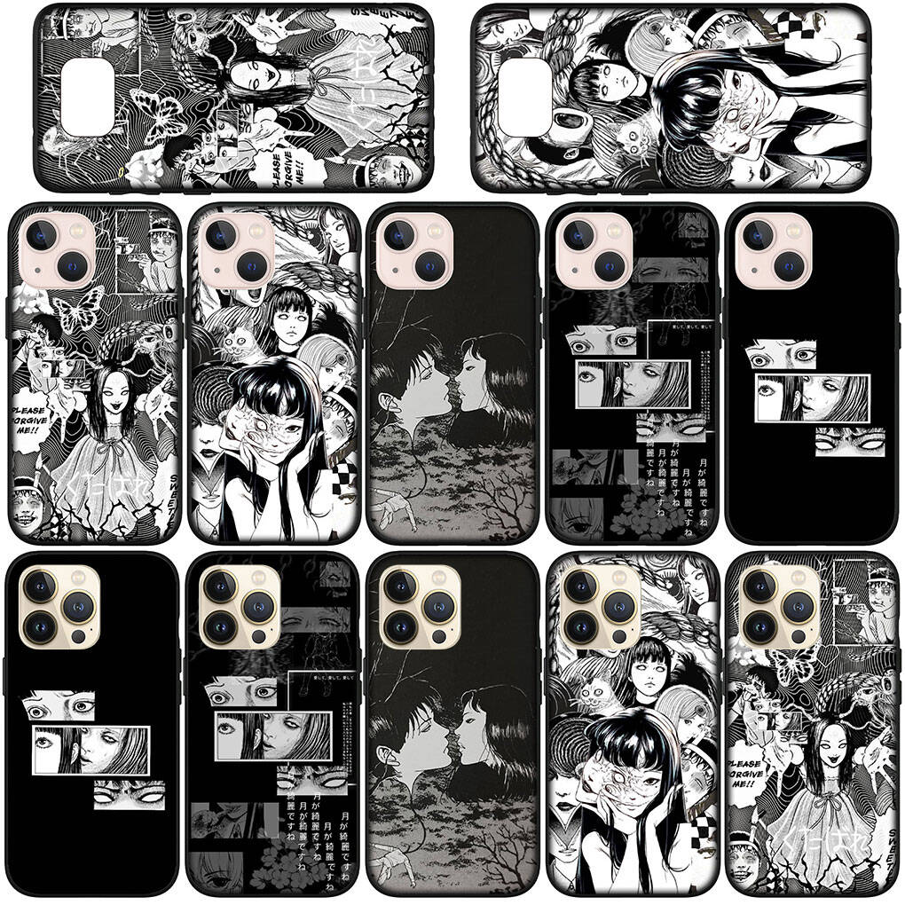 Für Motorola Moto Edge 70 60 50 G86 Samsung Galaxy S25 iPhone 17 16 15 Xiaomi Redmi Note 14 13 Pro Max Handyhülle Süße Tomie Cartoon Junji Ito Hülle