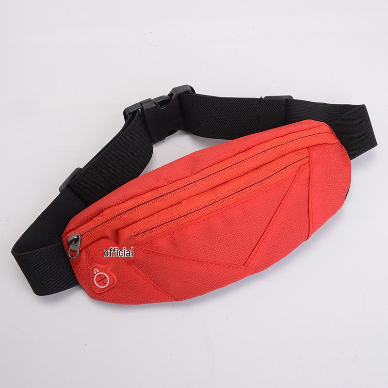 

Унисекс Водонепроницаемая Беговая Поясная Сумка с Карманом для Телефона для Летних Видов Спорта и Марафона красный