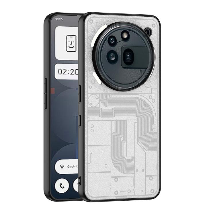 GKK Skin Feel Leather Phone Case For Nothing Phone 3a Pro темно серый