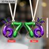 Mardi Gras Number 67 Acrylic Ornament, Festive Hanging Decor for Mardi Gras Celebrations, Party Favors, Home Wall Decor,Carnival Themed Event Supplies
