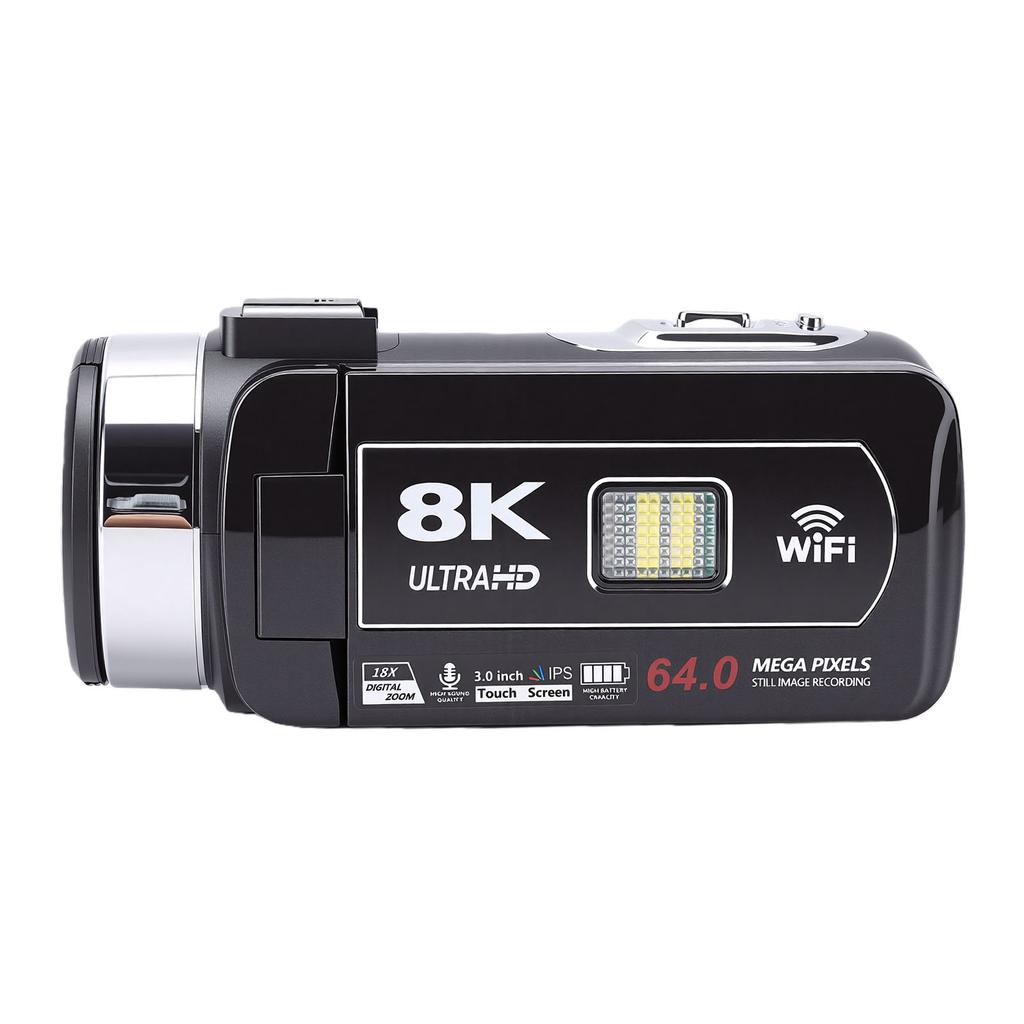 8K Video Camera 3 Inch 18X Digital Zoom Multifunctional 6 P Camcorder for Travel