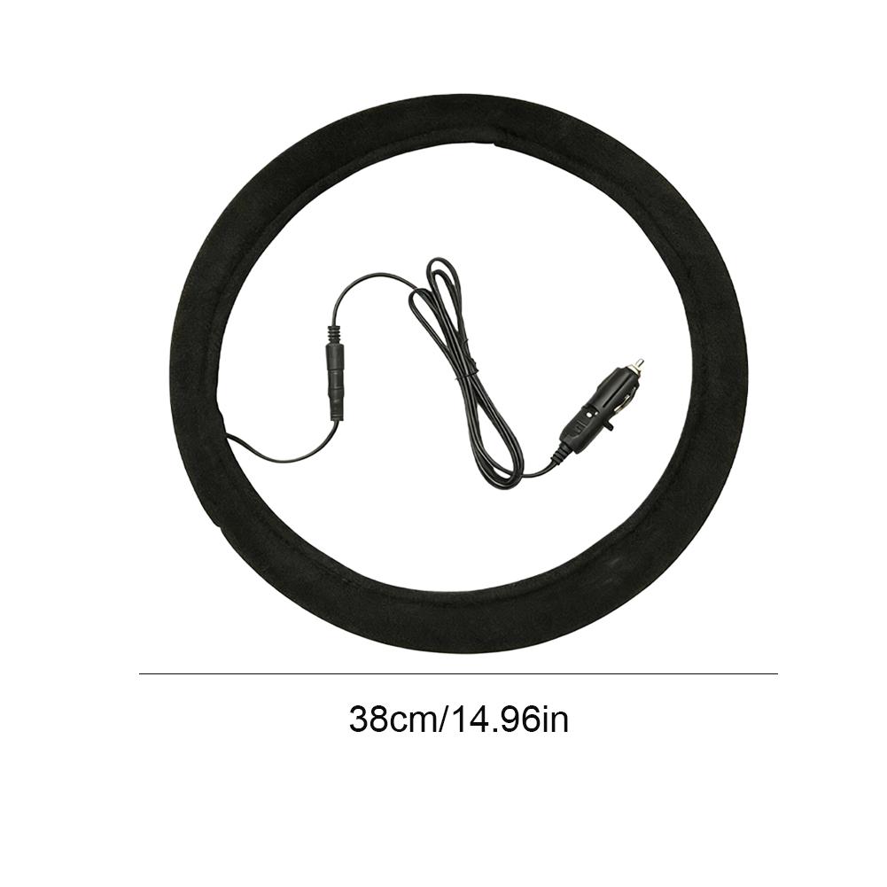 Steering Wheel Heating Cover Fast Heating Function Even Heating Simple Suitable for Steering Wheel Design Anti-slip Setting
