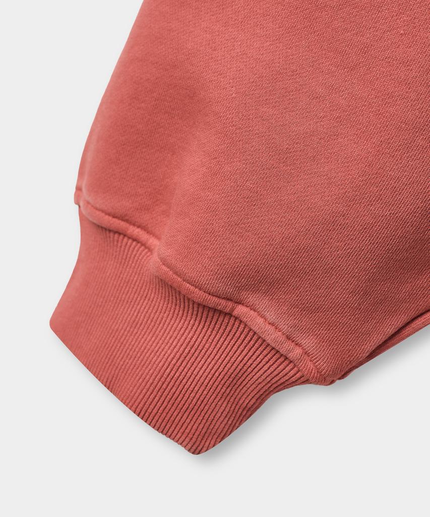 Dimitri Black Asi Four Seasons Essentials Zip-Up Hoodie_Crop Pigment Red